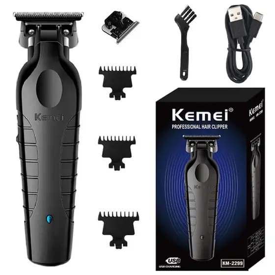 Kemei KM-2299 Profissional Maquina de Acabamento Detailer barber para Barbeiro