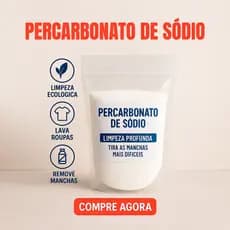 Percabonato de sódio Alvejante 500g, 1kg,  2 kg  e 3 kg Tira Manchas Sem Cloro, Roupas Brancas e Coloridas
