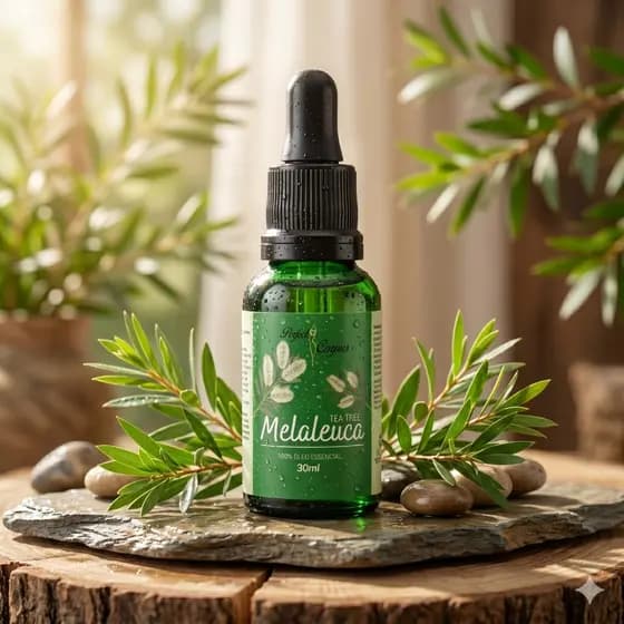 Óleo Essencial Melaleuca 30ml Puro Natural Anti Acne Espinhas Oleosidade Unhas Cabelo Pele Original