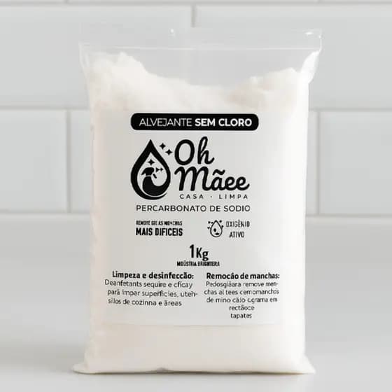 Percarbonat de Sódio limpeza profunda Puro Limpeza Em Geral Tira Manchas Roupas Brancas 500g, 1kg, 2kg