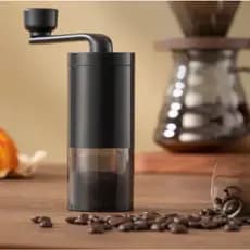 Moedor de Café Manual com Ajuste de Moagem Grosso e Fino - Manivela Prática e Portátil