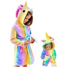 Roupão Unicórnio Robe Cosplay Onesie