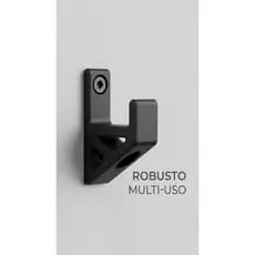 Gancho Parede Parafuso PLA Resistente Até 8kg Garagem Lavanderia Multiuso