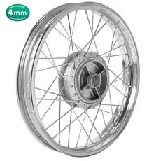 Roda Traseira Titan Fan Start 150 160 Raio 4mm Alinhada e Balanceada