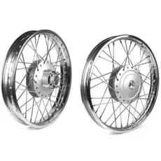 Par Aro Roda Raio 4mm Cromado ou Inox Cg Fan 125 09/18 Tambor Dianteira Traseira