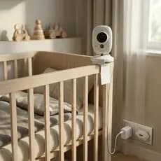 Kit Segurança Bebê Suporte Babá Eletrônica VB603 Protetor de Tomada Organizador de Cabos