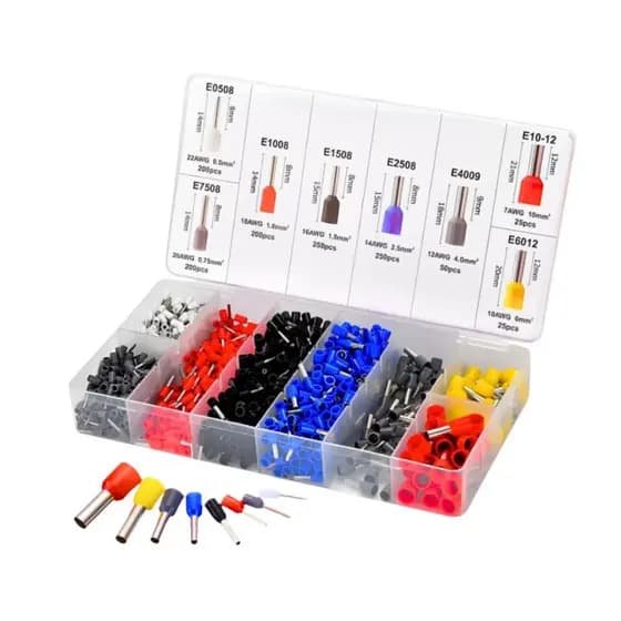 Kit Terminais Ilhós profissional com Maleta Organizada