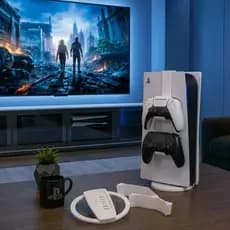 Base Vertical PS5 Slim Fat Pro Suporte Controle Headset Organizador Gamer