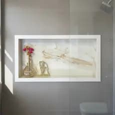 Nicho Banheiro em Porcelanato Modelo - Calacata Gold