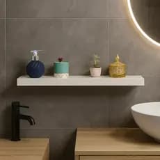 Prateleiras De Porcelanato Box C/Kit de Fixação