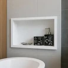 Nicho Banheiro Porcelanato/Cerâmica 30x60x11 ´´branco promo´´