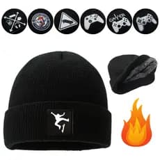 Touca de Lã Forrada Peluciada Masculino Adulto Toca Gorro Frio Inverno Masculina Unissex Skate