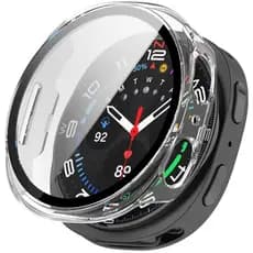 Capa Protetora 360 de Acrílico e Vidro para Galaxy Watch 8 40mm / 44mm