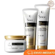 Combo Eudora Siàge Cica-Therapy: Shampoo 250ml + Condicionador 200ml + Máscara Capilar 250g