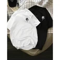 Kit 2 Camiseta Masculina Flor Premium Camisa Lançamento Estampado Linha Premium
