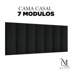 Kit 7 Cabeceiras Estofadas Para Cama Box de Casal Envio Imediato