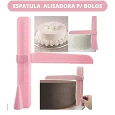 Espátula Nivelador Alisadora Regulável Angular Niveladora Bolo Régua Ajustável Plástico