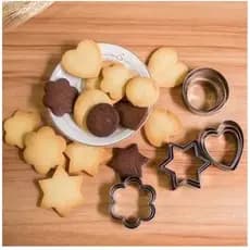 Kit Cortadores de Biscoitos inox 12 peças TopHouse