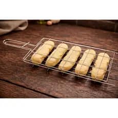 Grelha Churrasqueira Pão de Alho e Milho Resistente praticidade Alta Qualidade