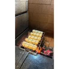 Grelha Churrasqueira Pão de Alho e Milho praticidade Alta Qualidade