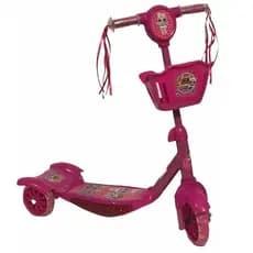Patinete infantil 3 rodas da Lol de cesta e luzes