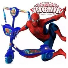 Patinete Infantil 3 Rodas Musical Homem Aranha