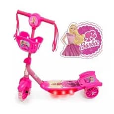 Patinete Infantil 3 Rodas VARIOS PERSONAGENS Musical Cesta e Luz
