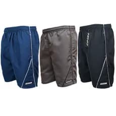 Kit 3 Shorts Tactel Elástico Masculina 3 Bolsos Bermuda Calção Viés Tecido Leve Esportes Academia