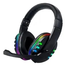Fone De Ouvido Gamer Headset com LED Ps4 PC Xbox One Series S P2 USB RCA
