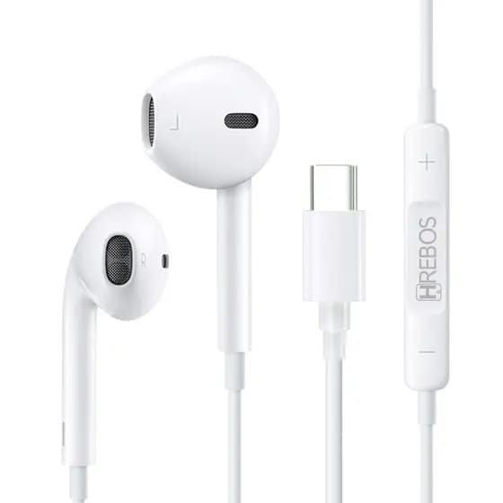 Fone De Ouvido Tipo C USB Para iPhone 15 Samsung Android  c/ Microfone Original