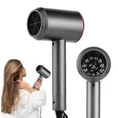 Mini Secador De Cabelo Portátil 800w Antifrizz Ion 220v Preto 220v