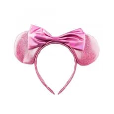 Orelha Minnie Rosa Arquinho Arco Tiara Fantasia Disney