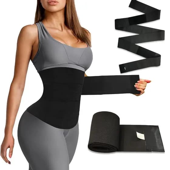 Cinta Modeladora 3 5 6 Metros Faixa Abdominal Pós Parto Alta Compressão Redutora de Medidas Cintura