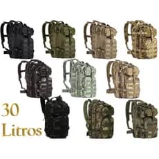Mochila Tática Assalt Militar 30 40 50 litros Estilo Cargo Unisex Airsoft Reforçada Resist. a Agua