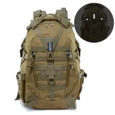 Mochila Tática Assalt Militar 40 litros Estilo Cargo Unisex Reforçada Resist. a Agua Divis. Notebook