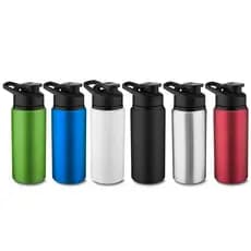 Garrafa Squeeze 600ml Alumínio - Cores Diversas (Prata)