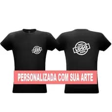 CAMISETA 100%  ALGODÃO PERSONALIZADA COM SUA LOGO