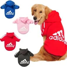 Roupa pet cachorro de grande porte com capuz , moletom para cachorro grande