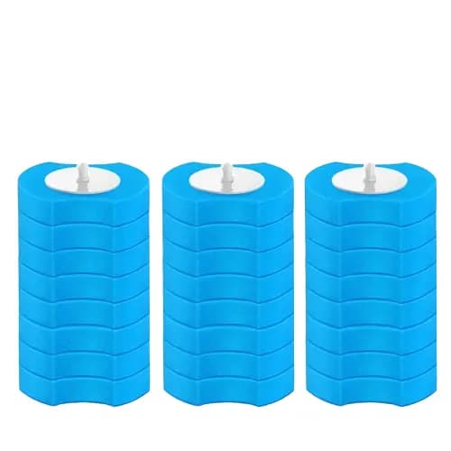 Refil  para Escova De Banheiro Descartável  De Limpeza Espuma pacote 24 pc