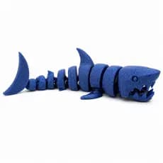 Tubarão Articulado 3D Flexível Colecionável Brinquedo Fidget Decorativo