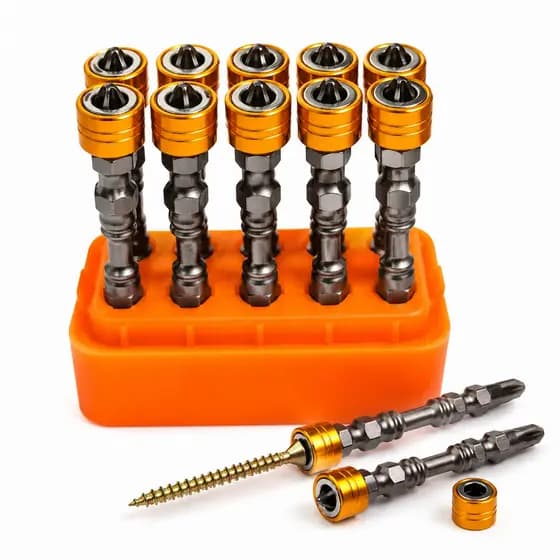 Kits Bits Ponteira Dupla Magnetica Imantada Com Limitador Parafusadeira ph2