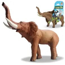 Elefante de Brinquedo de Borracha Animal Grande 26cm Meninos - Beetoys