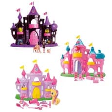 Castelo Princesa Judy com Boneca ou Unicórnio Monster 3 Modelos – Samba Toys + Envio Rápido
