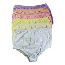 Kit 6 Calcinha Calçola Plus Size 100% Algodão Qualidade Cores