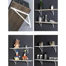Cantoneira Suporte para Prateleira Mão Francesa Branco 15cm Suporte 30x20x5 Multiuso Universal universal