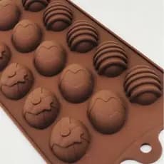 Forma 10,4X22CM Formas de Chocolate Silicone Doces Gelo Gelatina Molde Bombom universal