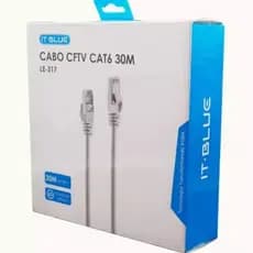 Cabo De Rede Lan Rj45 30 Metros Cat-6 - IT-BLUE