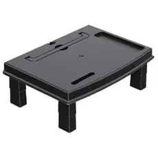 Suporte para Monitor e Notebook com Porta Celular Até 40kg Ergonômico 3 em 1 e Organizador de Mesa