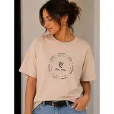 Camiseta Cristã Eu Sou | Estampa Gospel Inspirada em Jesus Algodão Premium