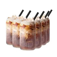 Jogo de Copo de Vidro Lata, Copo Cerveja 6pcs, 420ml - Ruvolo